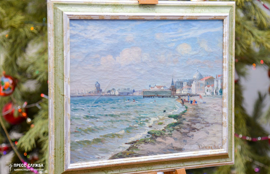 В Евпатории представили картину Николая Химоны